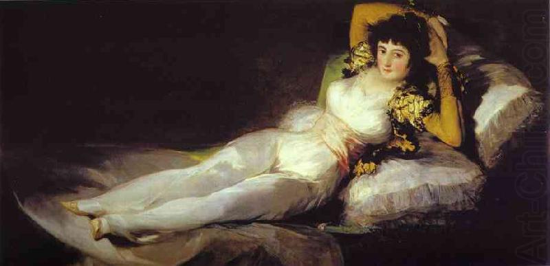 Francisco Jose de Goya The Clothed Maja china oil painting image